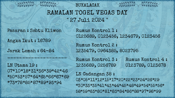 Prediksi Vegas Day